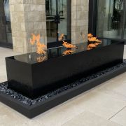 Granite Water and Fire Feature